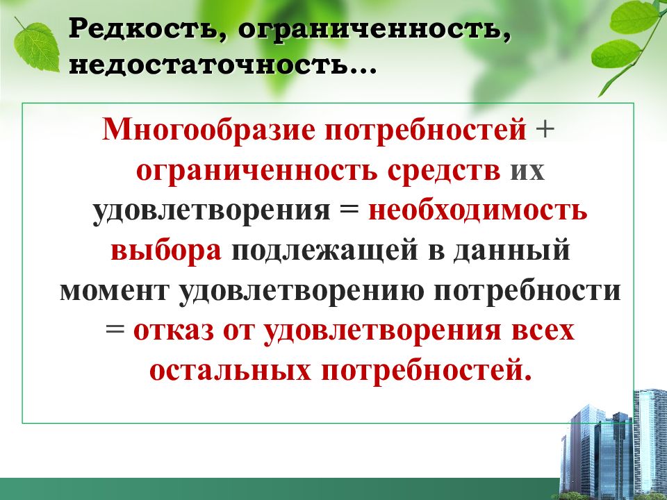 Необходимость выбора. Ограниченность Страусовой политики заключается в.