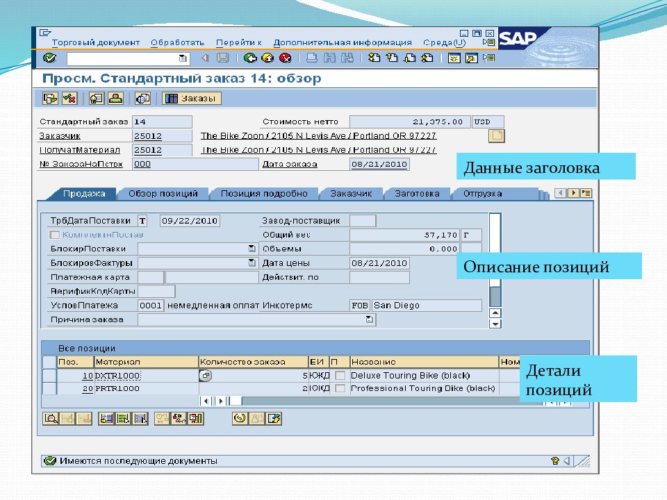 Erp парус презентация