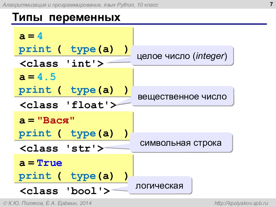 Презентация по языку программирования python