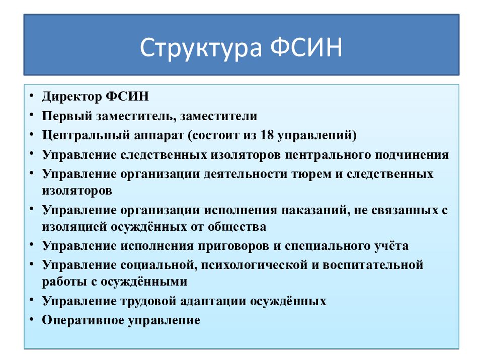 Учреждения наказаний. Структура органов ФСИН. Схема структуры органов ФСИН. Задачи полномочия и структура ФСИН РФ. Структура ФСИН России схема.