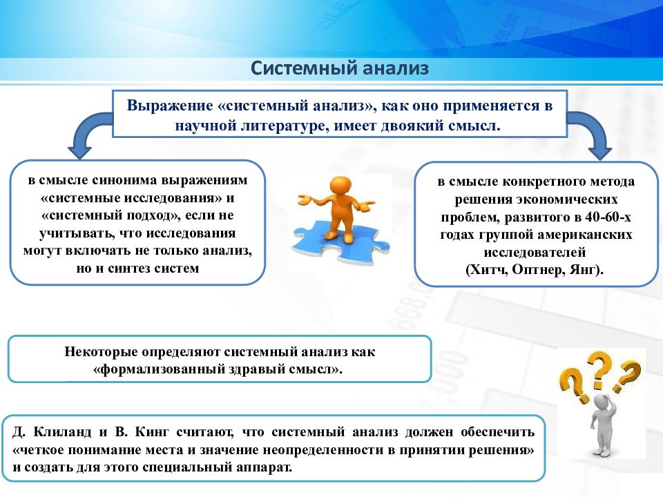 Системный анализ презентация