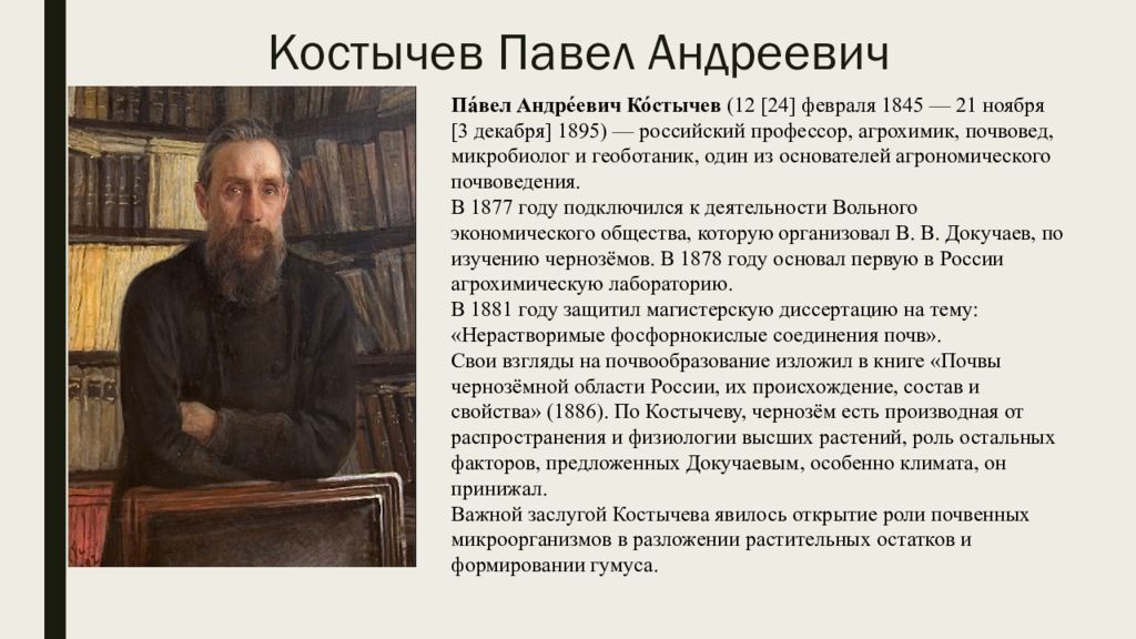 История почвоведения как науки